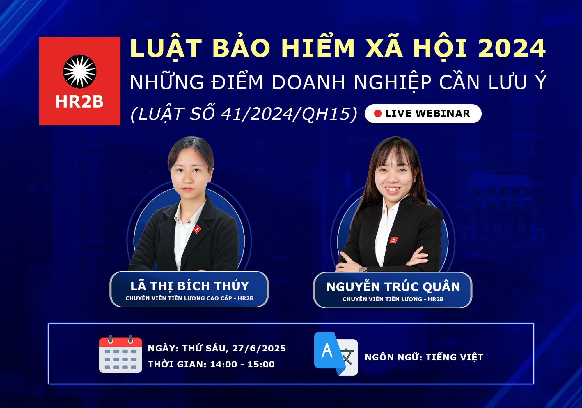 Luật Bảo hiểm xã hội 2024 – Những điểm doanh nghiệp cần lưu ý (Luật số 41/2024/QH15)